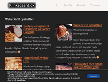 Tablet Screenshot of klinksgaard.dk